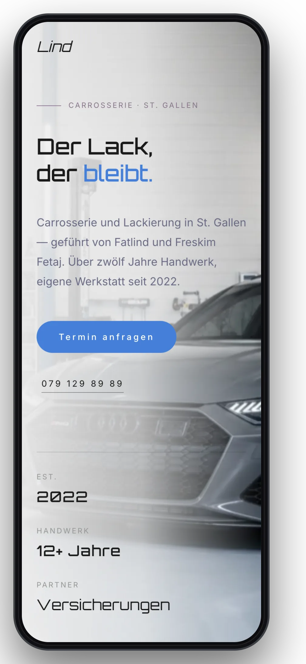 Lokalspot-Projekt auf dem iPhone, live gebaut