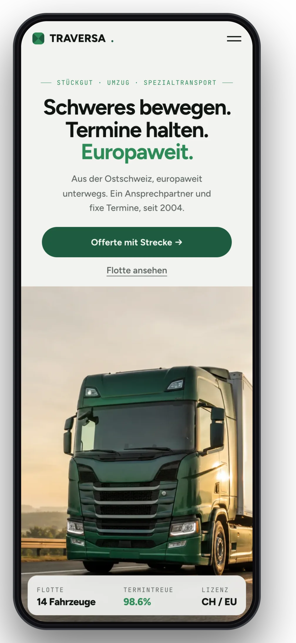 Lokalspot-Projekt auf dem iPhone, live gebaut
